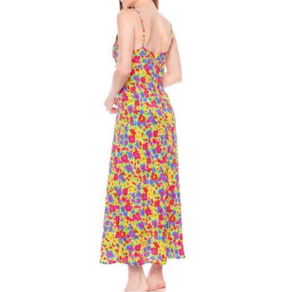 NWT Anthropologie Faithfull the Brand Shayna Midi Dress in La Fortuna Floral M - Picture 4 of 16